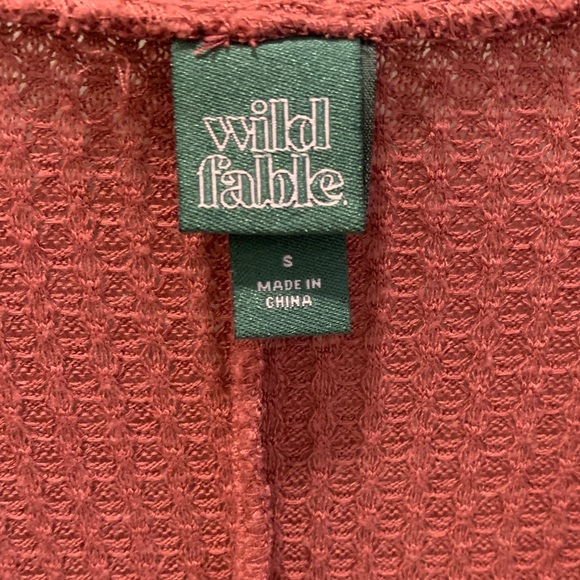 WILD FABLE - orange/red long sleeve top, size S, in perfect condition - Picture 4 of 4